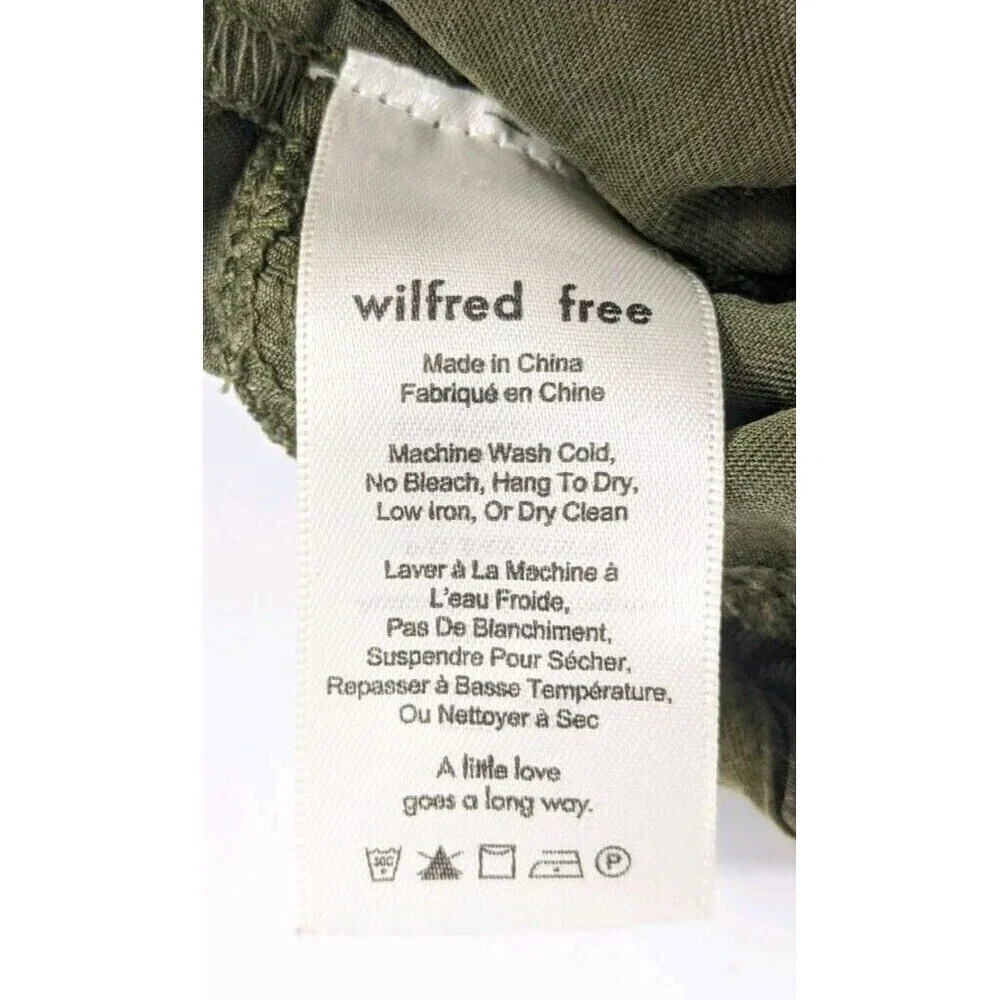 Aritzia Wilfred Free Beatriz Romper‎ Overalls Shorts Army Green XS